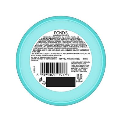 Pond's Light Moisturiser With Cera-Hyamino for 5X Dryness Repair for Soft, Smooth Skin, 300ml - Face Moisturizers