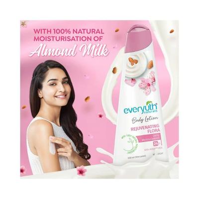 Everyuth Naturals Lotion Rejuvenating Flora Bottle 200 ml - Lotions & Creams