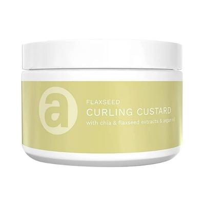 Ashba Botanics Flaxseed Curling Custard Natural Styling Gel for Curly & Wavy Hair 200 gm - Hair Gels & Waxes