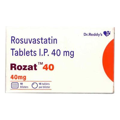 ROZAT 40 Tablet 15's - High Cholesterol-Dys