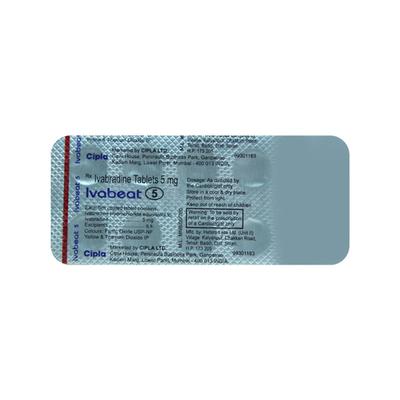 Ivabeat 5mg Tablet 10'S - Angina