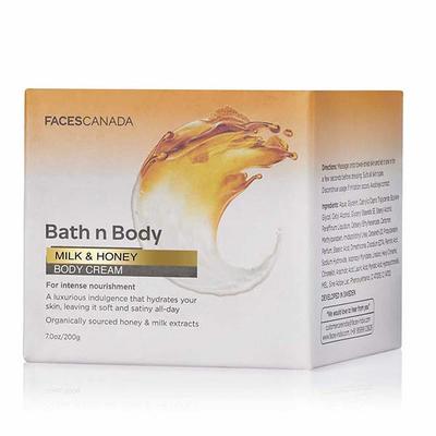 Faces Canada Bath N Body Milk & Honey Body Cream 200 Gm - Day Cream