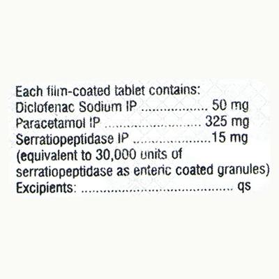 Muscodac Tablet 10'S - Pain relief-Nsa