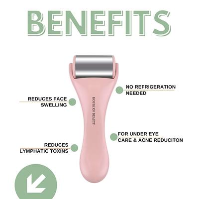 House of Beauty Steel Ice Roller-Puffy Eyes, Redness, Pimples,Digital Eyes Stress Reduction 1's - Massagers