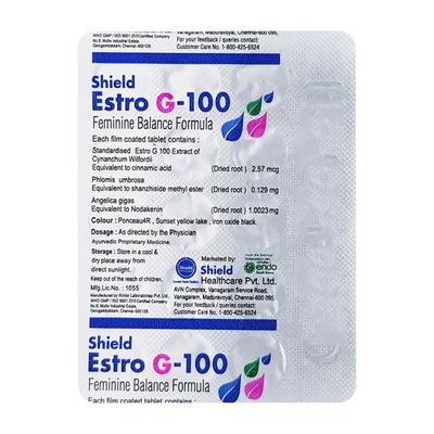 Estro G 100mg Tablet 15'S - Ayurvedic Medicine-AYU