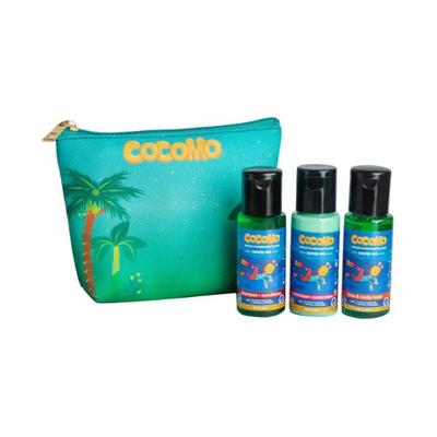 Cocomo Natural Gift/Combo/Travel Pack For Kids Shampoo+Body Wash+Sunscreen & Sulfate Free Minty Sea 150 ml - Baby Shampoo