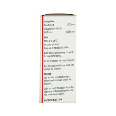 Lumigan 0.03% Ophthalmic Solution 3ml - Glaucoma-Ant