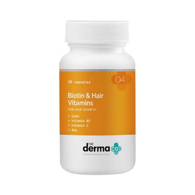 The Derma Co. Biotin and Hair Growth Vitamins Day 30 Capsules 1's - Hair & Skin