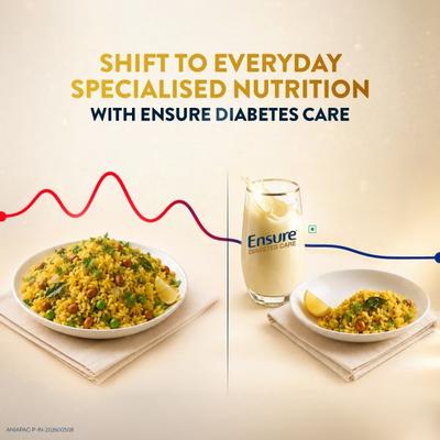 Ensure Diabetes Care Powder - Vanilla Flavour 200 gm (Refill Pack) - Diabetes (Fitness)