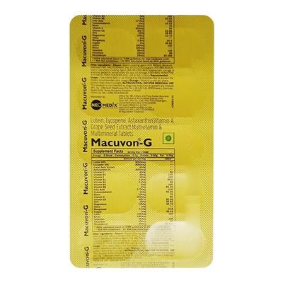 MACUVON G Tablet 10's - Supplements-Vam