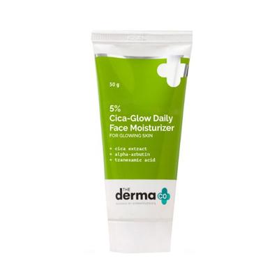 The Derma Co. 5 Percent Cica Glow Daily Face Moisturizer for Glowing Skin 50gm - Face Moisturizers