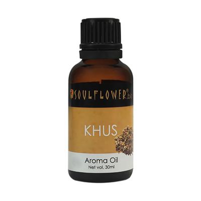 Soulflower Aroma Oil - Khus 30 ml - Essential Oils