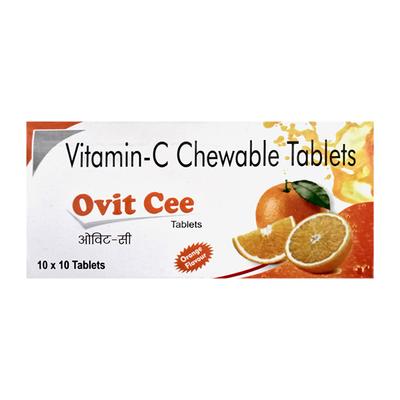 OVIT CEE ORANGE FLAVOUR Chewable Tablet 10's - Supplements-Vam