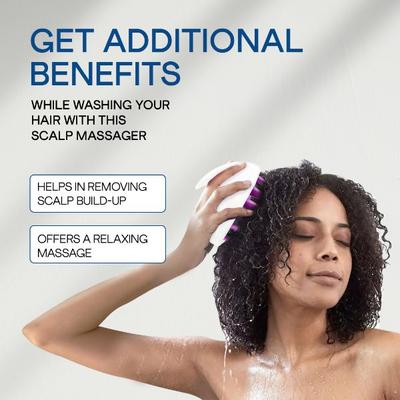 Winston Hair Scalp Massager - White Purple - Massagers