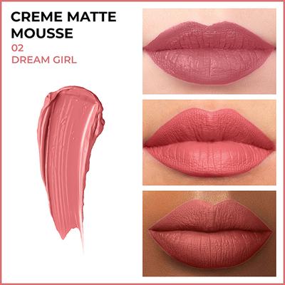 Insight Cosmetics Creme Matte Mousse Dream Girl 6.5 gm - Liquid Lipsticks