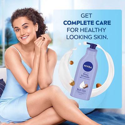 NIVEA Body Lotion, Shea Smooth Milk, For Dry Skin 600 ml - Lotions & Creams