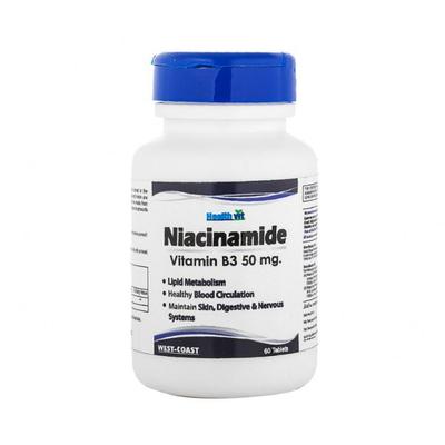 Healthvit Niacinamide ( Vitamin B3 ) 50MG-Tablets 60's - Multi-Vitamins