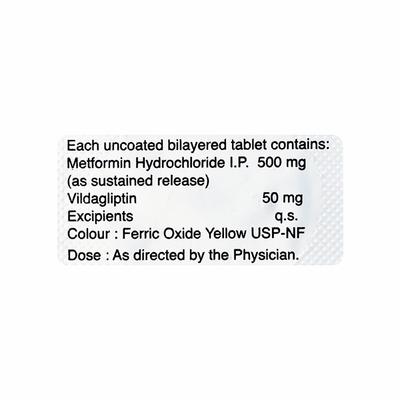 TORGLIP M SR 500 Tablet 10's - Diabetes-Ant