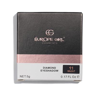 Europe Girl Single Diamond Eyeshadow 11 Walnut NA 5 gm - Eyeshadow, Bases & Primers