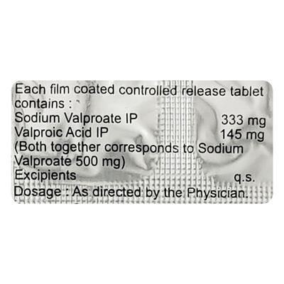 Amvalor Chrono 500mg Tablet 10'S - Epilepsy/Convulsion-Ant