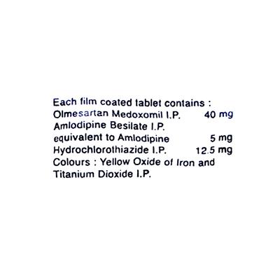 TRI Olmetor 40mg Tablet 10'S - Hypertension-Ang