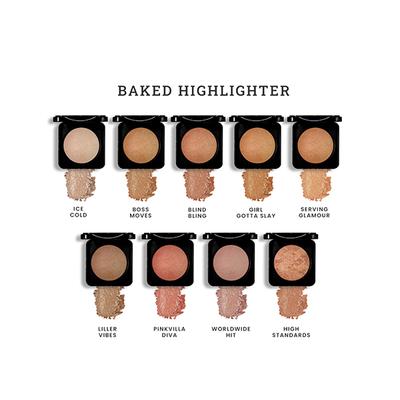 PAC Baked Highlighter 14 High Standards 7.5 gm - Highlighters & Illuminators