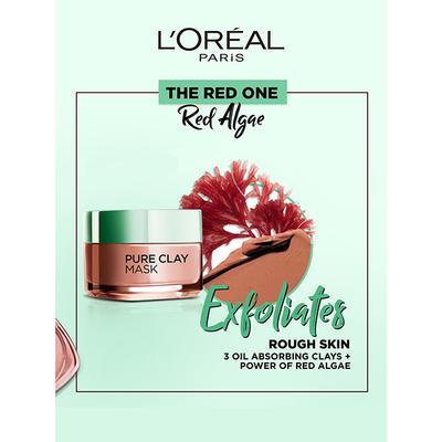 L'Oreal Paris Pure Clay Mask - Exfoliate and Refine Pores 1's - Face Packs
