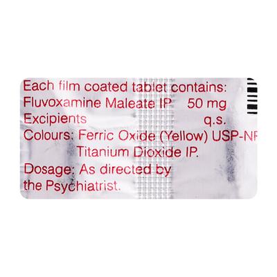 Fluvoxin 50mg Tablet 10'S - Depression-Ant