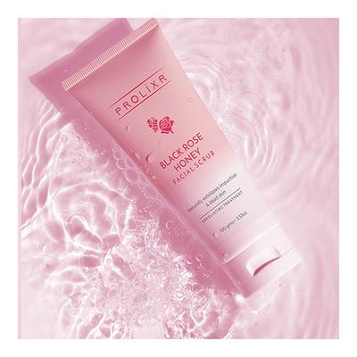 Prolixr Facial Scrub - Black Rose Honey 100 gm - Scrubs & Exfoliants