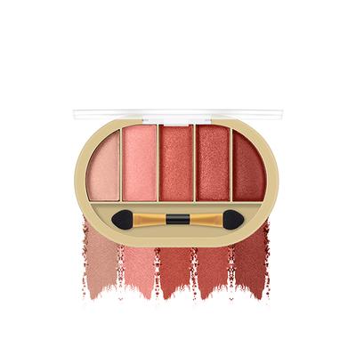 Miss Rose 5 Color Eyeshadow Mini Palette 7001 - 063N 02 6 gm - Face Palettes