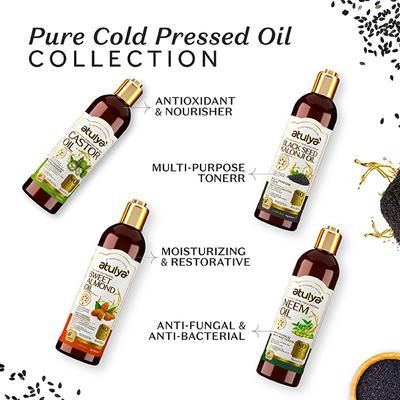 Atulya Pure Cold Pressed Black Seed Kalonji Oil 100 ml - Hair Lotions & Tonics