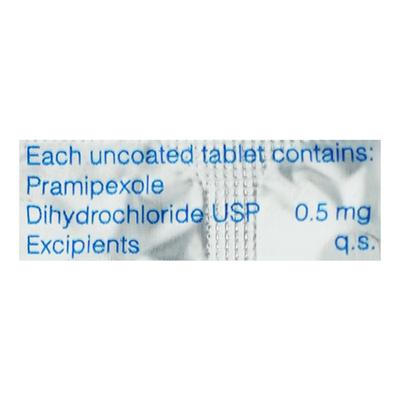 Pramipex 0.5mg Tablet 10'S - Parkinsonism-Apd