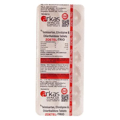ZOETEL TRIO Tablet 10's - Hypertension-Ana