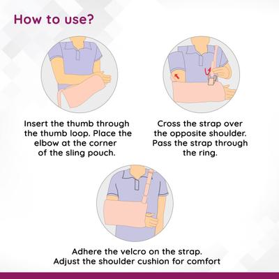 Flamingo Arm Sling - Beige (OC - 2004) (L) - Arm/Elbow Supports