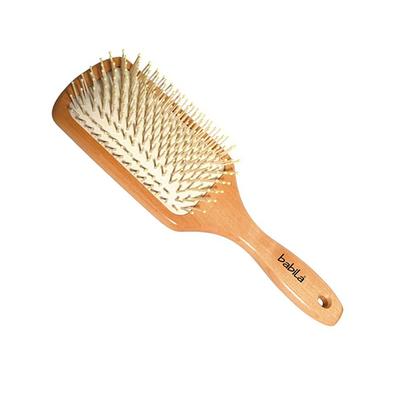 Babila Paddle Hair Brush (With Cleaning Comb) 1's (N) - Hair Brushes