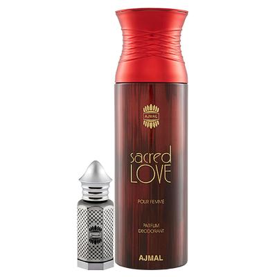 Ajmal Asher Concentrated Perfume Oil Oriental And Sacred Love Deodorant Floral Musky Fragrance 212 ml - Perfumes (Edt/Edp)