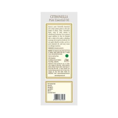 Kama Ayurveda Citronella Pure Essential Oil 12ml - Essential Oils