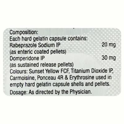 RABEVAG DSR Capsule 10's - Ulcer/Reflux/Flatulence-Aaa