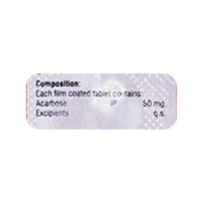 ACARBOZ 50 Tablet 10's - Diabetes-Ant