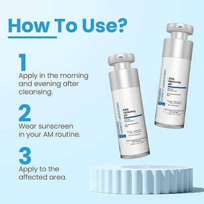 Fixderma FCL AHA LIGHTENING GEL Serum for Skin Brightening, AHA Serum for Men & Women (30 ml) - Face Gels