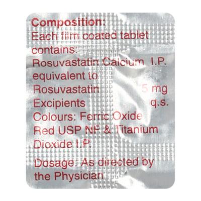 Razel 5mg Tablet 15'S - High Cholesterol-Dys