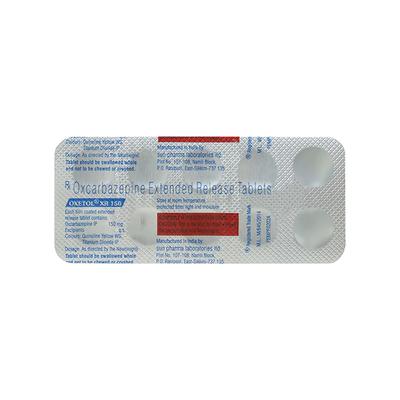 Oxetol XR 150mg Tablet 10'S - Epilepsy/Convulsion-Ant