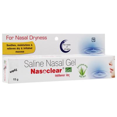 Nasoclear Aloe Gel 15gm - Nasal Congestion-Nas