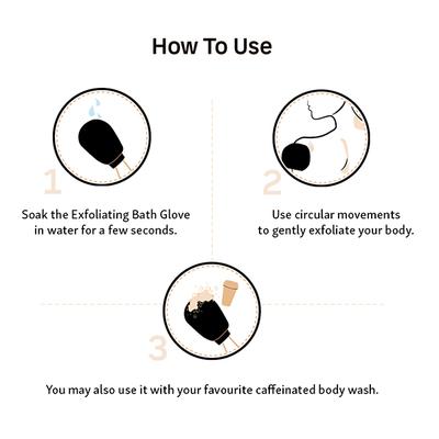 Mcaffeine Exfoliating Bath Glove 1's - Loofahs & Sponges