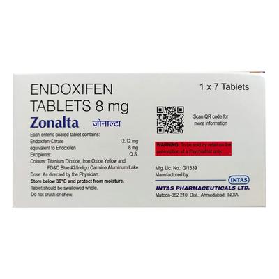 ZONALTA 8mg Tablet 7's - Psychosis-Ans
