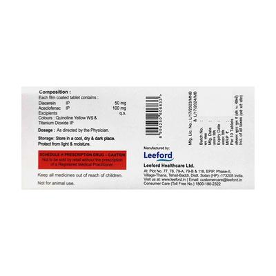 LEECRIN A Tablet 10's - Arthritis-Oth