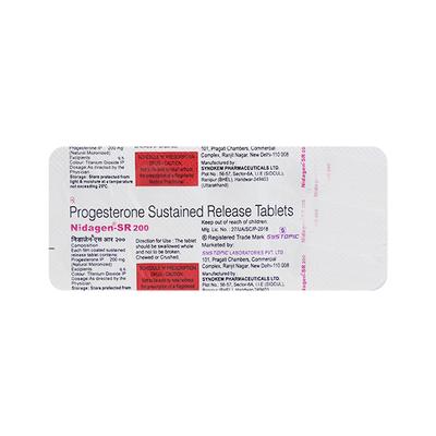 Nidagen SR 200mg Tablet 10'S - Hormonal Therapy-Oes