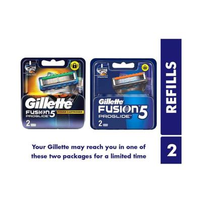 Gillette Fusion5 Proglide Blades- 2 Cartridges 1's - Razors & Cartridges