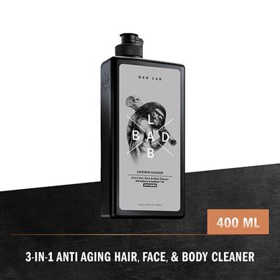 Bad Lab Caveman Cleaner 3-In-1 Hair, Face, Body Cleaner - Anti Aging 400 ml - Shower Gels & Body Wash