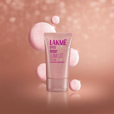 Lakme Lumi Cream Moisturiser With Highlighter For A 3D Glow 60 gm - Highlighters & Illuminators